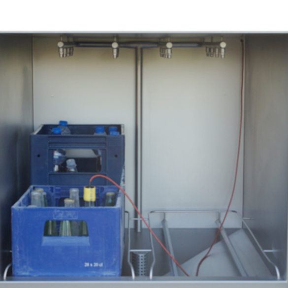 HT205 Spray Pasteurizer minituare incontainer pasteurizer for labs OMVE